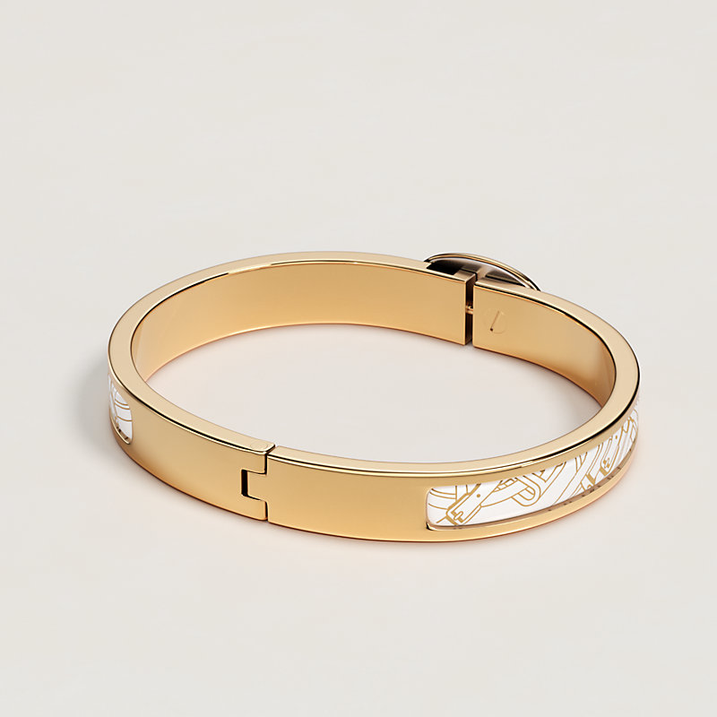 Mini Clic Chaine d'Ancre Mors a Jouets bracelet - White | Hermès UAE